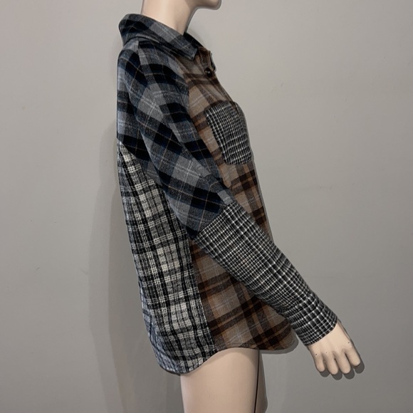 THML Plaid Button Up Jacket M - Picture 4 of 11